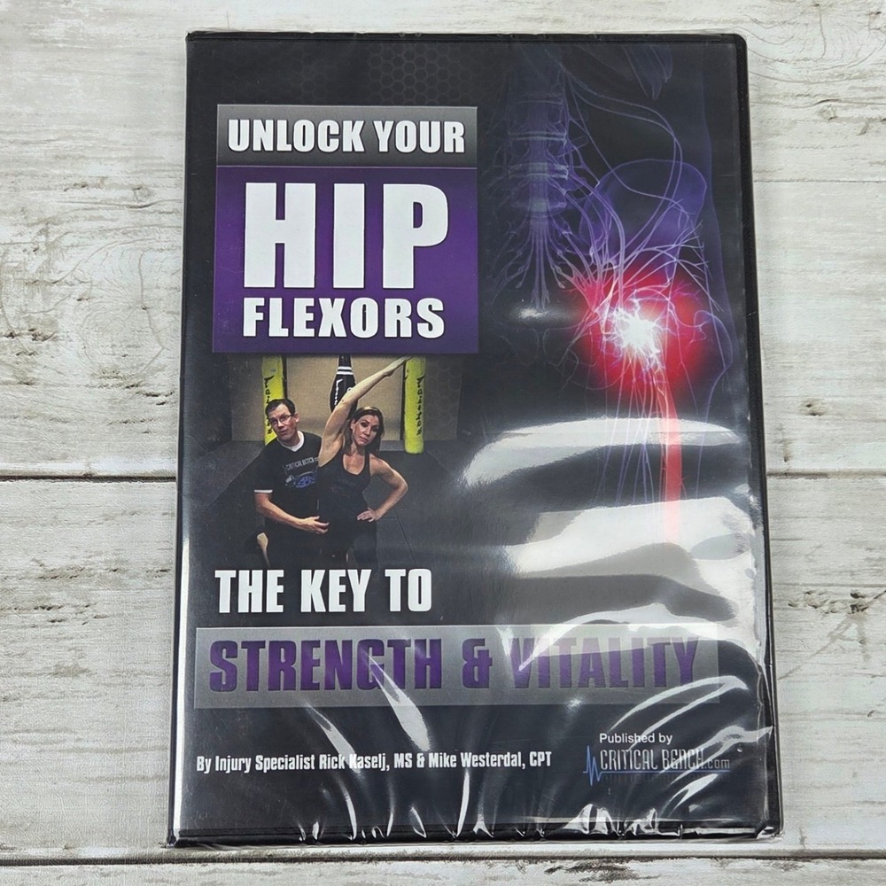 Unlock Your‎ Hip Flexors DVD The Key to Strength Vitality Fitness Program